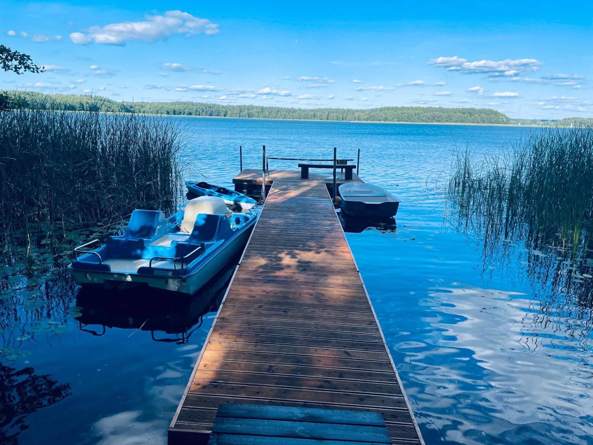 Dom Nad Jeziorem Mazury Pomost Segment 2 Giżycko Exterior foto